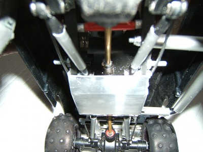 barres de torsions paralèles au chassis